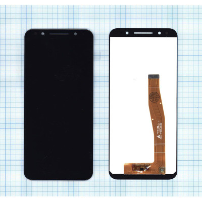Дисплей для Alcatel 3 5052 черный