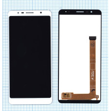Дисплей для Alcatel 3C 5026D белый