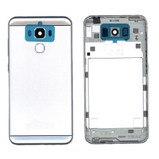 Задняя крышка для Asus ZenFone 3 Max ZC553KL серебристая
