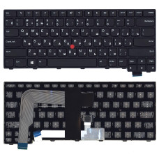 Клавиатура для ноутбука Lenovo Thinkpad T460S T470S черная без подсветки