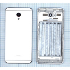 Задняя крышка для Meizu M5 Note серебристая