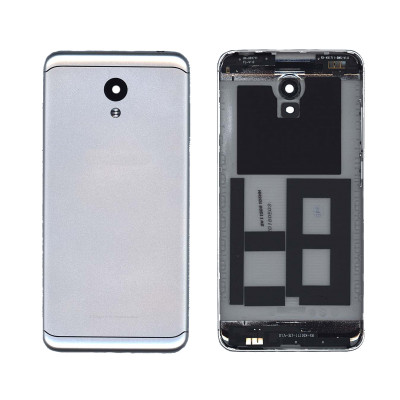Задняя крышка для Meizu M6 серебристая