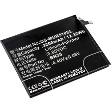 Аккумулятор CS-MUR510SL BN35 для Xiaomi Redmi 5  3.85V / 3200mAh / 12.32Wh