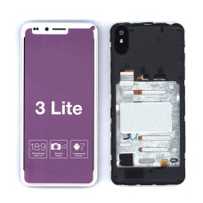 Дисплей для Inoi 3 Lite белый с рамкой