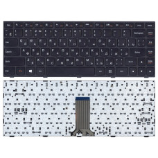 Клавиатура для ноутбука Lenovo Flex 2-14 G40-30 G40-70 черная с черной рамкой без подсветки