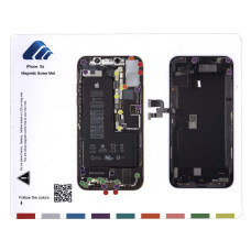 Профессиональный магнитный коврик для разборки iPhone XS