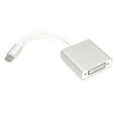 Адаптер Type-C на DVI серебро