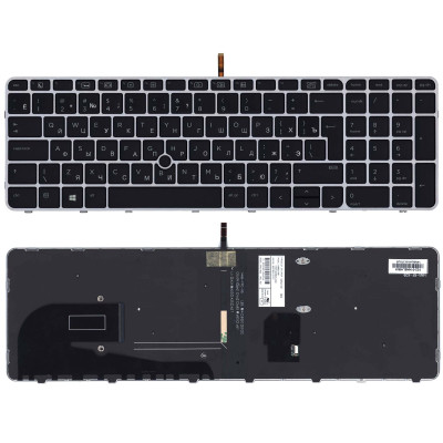 Клавиатура для HP ZBook 15u G3 цвет черный с подсветкой