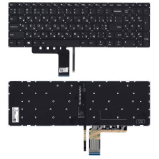 Клавиатура для ноутбука Lenovo IdeaPad 310-15ISK черная с подсветкой