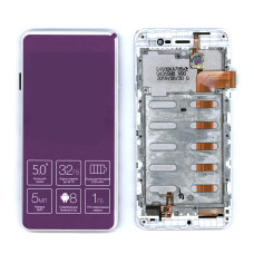 Дисплей для Inoi 2 Lite 2019 белый с рамкой