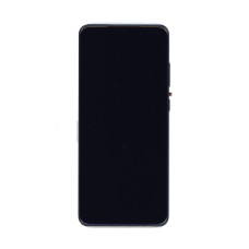 Дисплей для Samsung Galaxy S20 Ultra SM-G988B черный с рамкой