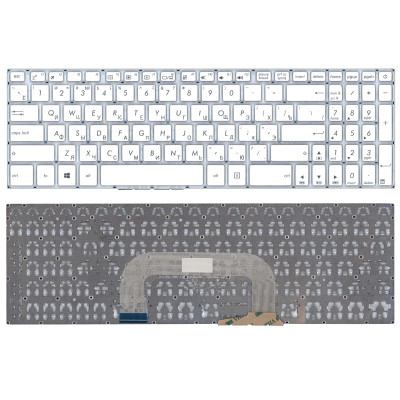 Клавиатура для ноутбука Asus VivoBook 17 X705U белая