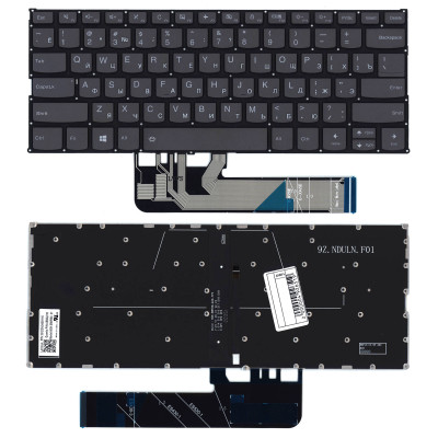 Клавиатура для ноутбука Lenovo ThinkBook 13s черная