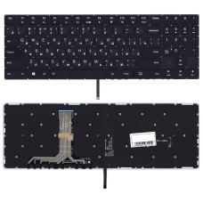 Клавиатура для ноутбука Lenovo Legion Y540 черная с белой подсветкой