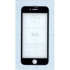 Защитное стекло 5D для Apple iPhone SE (2020) черное