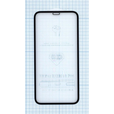 Защитное стекло 6D для Apple iPhone 11 Pro черное
