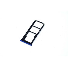 Лоток для SIM-карты Vivo Y91i синий