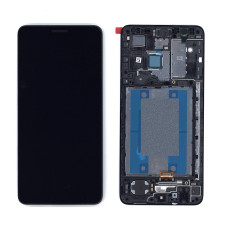 Дисплей для Samsung Galaxy A01 Core SM-A013F черный с рамкой