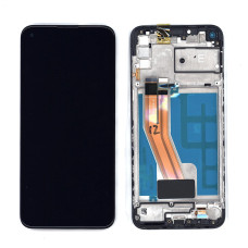 Дисплей (модуль) для Samsung Galaxy M11 SM-M115 в сборе с тачскрином и рамкой черный