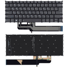 Клавиатура для ноутбука Lenovo XIAOXIN Air-14 2019 540S-14 черная с подсветкой