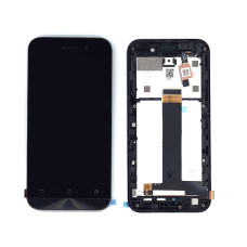 Дисплей для Asus ZenFone Go ZB452KG черный с рамкой