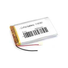 Аккумулятор Li-Pol (батарея) 11*51*81мм 2pin 3.7V/5000mAh