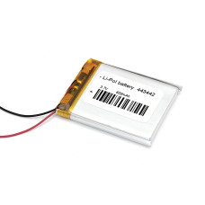 Аккумулятор Li-Pol (батарея) 4.4*34*42мм 2pin 3.7V/600mAh