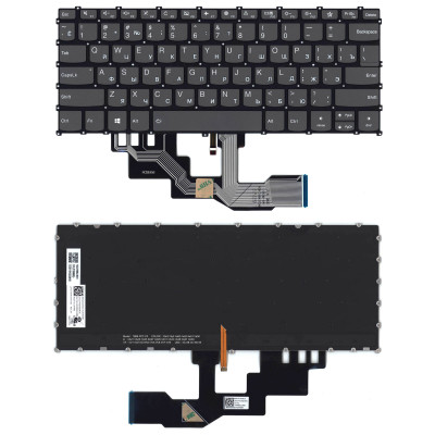 Клавиатура для ноутбука Lenovo IdeaPad S540-13 черная с подсветкой