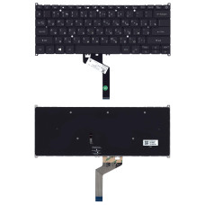Клавиатура для ноутбука Acer Swift 5 SF514-52T черная с подсветкой