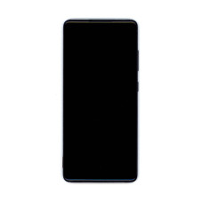 Дисплей для Samsung Galaxy S20 FE SM-G780F в сборе с тачскрином и рамкой синий