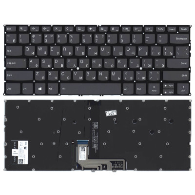 Клавиатура для ноутбука Lenovo Yoga C940-14IIL черная