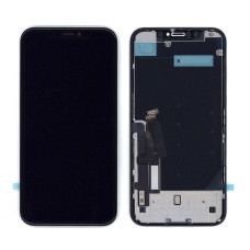 Дисплей для iPhone XR в сборе с тачскрином и рамкой (ZY) черный