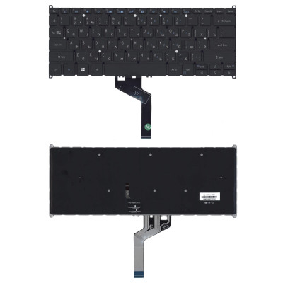 Клавиатура для ноутбука Acer TravelMate P4 P414-51 черная