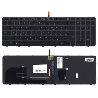 Клавиатура для HP ZBook 15u G3 цвет черный с подсветкой