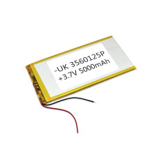 Аккумулятор Li-Pol (батарея) 3.5*60*125мм 2pin 3.7V/5000mAh