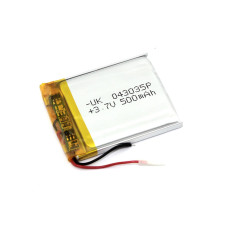 Аккумулятор Li-Pol (батарея) 4*30*35мм 2pin 3.7V/500mAh