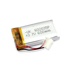 Аккумулятор Li-Pol (батарея) 6*20*35мм 2pin 3.7V/600mAh