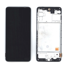 Дисплей для Samsung Galaxy M31S SM-M317F в сборе с тачскрином и рамкой (TFT) черный