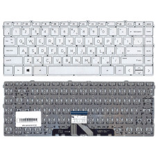 Клавиатура для ноутбука HP Pavilion 14-DV 14-DW серебристая
