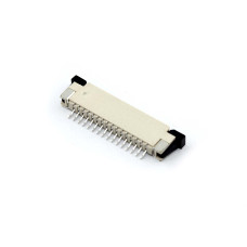 Разъем FPC  Half Coverage Top Contact 1.0K-BS-16PWB 16 pin высота 2мм шаг 1мм