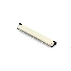 Разъем FPC  Half Coverage Top Contact 1.0K-BS-30PWB 30 pin высота 2мм шаг 1мм