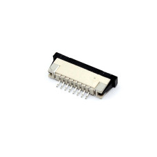 Разъем FPC  Half Coverage Bottom Contact 1.0K-BX-8PWB 8 pin высота 2мм шаг 1мм