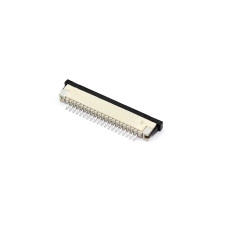 Разъем FPC  Half Coverage Bottom Contact 1.0K-BX-20PWB 20 pin высота 2мм шаг 1мм