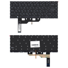 Клавиатура для ноутбука MSI GS66 черная с подсветкой