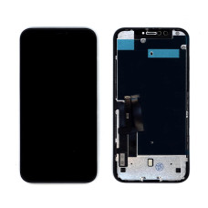 Дисплей для Apple iPhone XR в сборе с тачскрином и рамкой (AAA TFT) черный