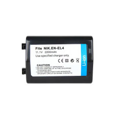 Аккумуляторная батарея для фотоаппарата Nikon D3 (EN-EL4) 11.1V 2200mAh Li-ion