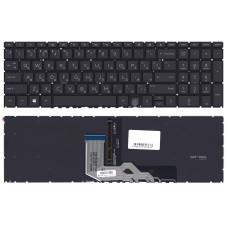 Клавиатура для ноутбука HP Envy 15-ED 17-CG черная с подсветкой