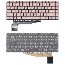 Клавиатура для ноутбука HP Pavilion Aero 13 золотистая с подсветкой