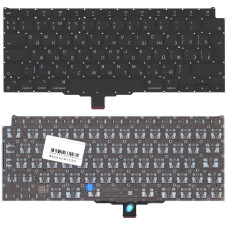 Клавиатура для ноутбука Apple MacBook Air 13 Retina M1 A2337 Late 2020 большой Enter черная