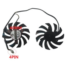Вентилятор (кулер) для MSI R6850 R6870 R6790 460GTX 560GTX 570GTX 580GTX 75мм 4-pin двойной Вентилятор (кулер) для MSI R6850 R6870 R6790 460GTX 560GTX 570GTX 580GTX 75мм 4-pin двойной